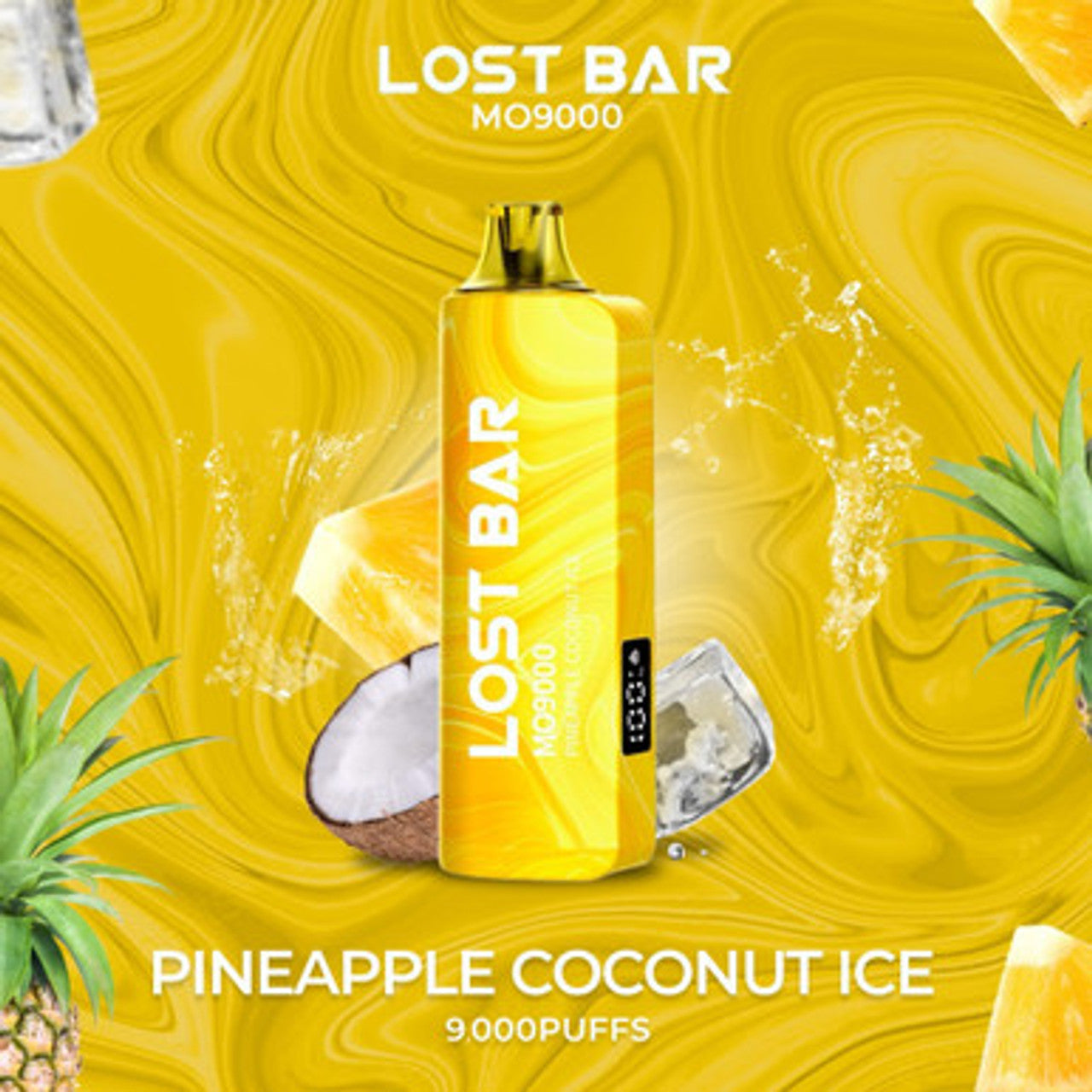 LOST BAR MO9000 - Pineapple Coconut Ice  LOST BAR MO9000 - Pineapple Coconut Ice