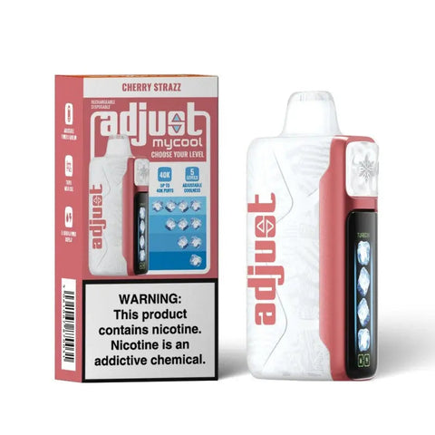 Adjust MyCool 40000 Disposable - Cherry Strazz  Adjust MyCool 40000 Disposable - Cherry Strazz