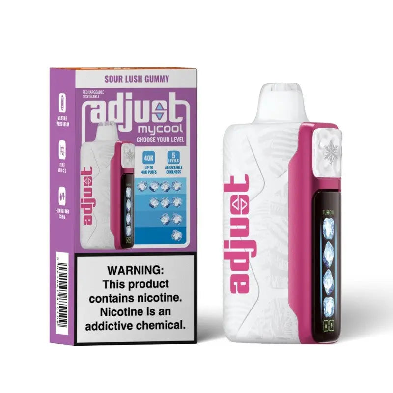 Adjust MyCool 40000 Disposable - Sour Lush Gummy  Adjust MyCool 40000 Disposable - Sour Lush Gummy