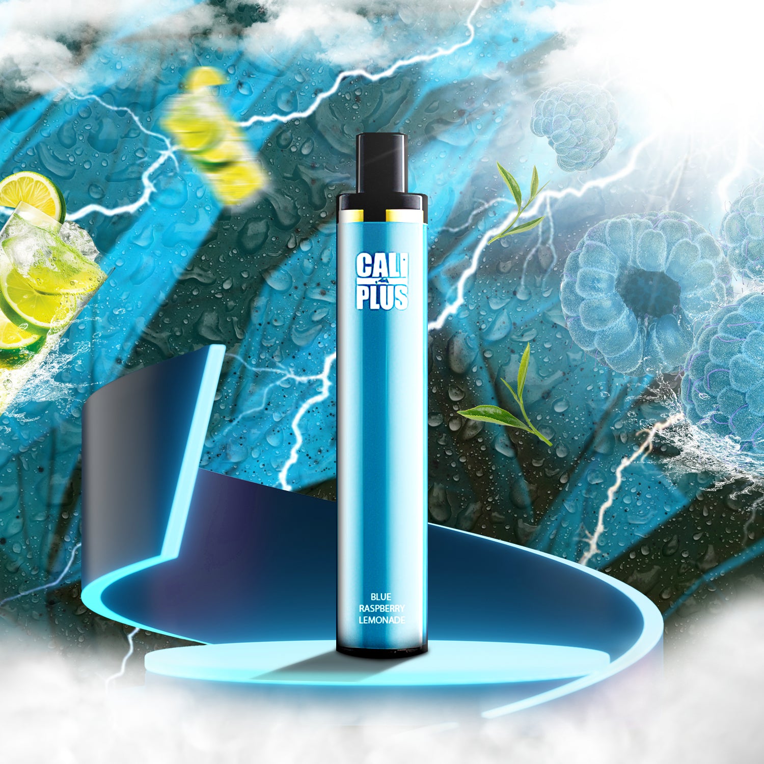 Cali Plus Disposable Vape - Blue Raspberry Lemonade  Cali Plus Disposable Vape - Blue Raspberry Lemonade