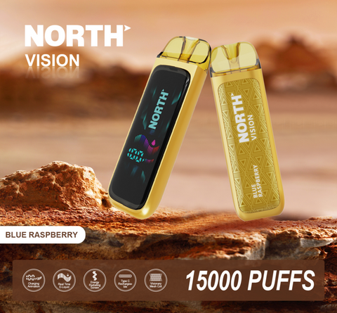 North Vision 15K Disposable - Blue Raspberry  North Vision 15K Disposable - Blue Raspberry