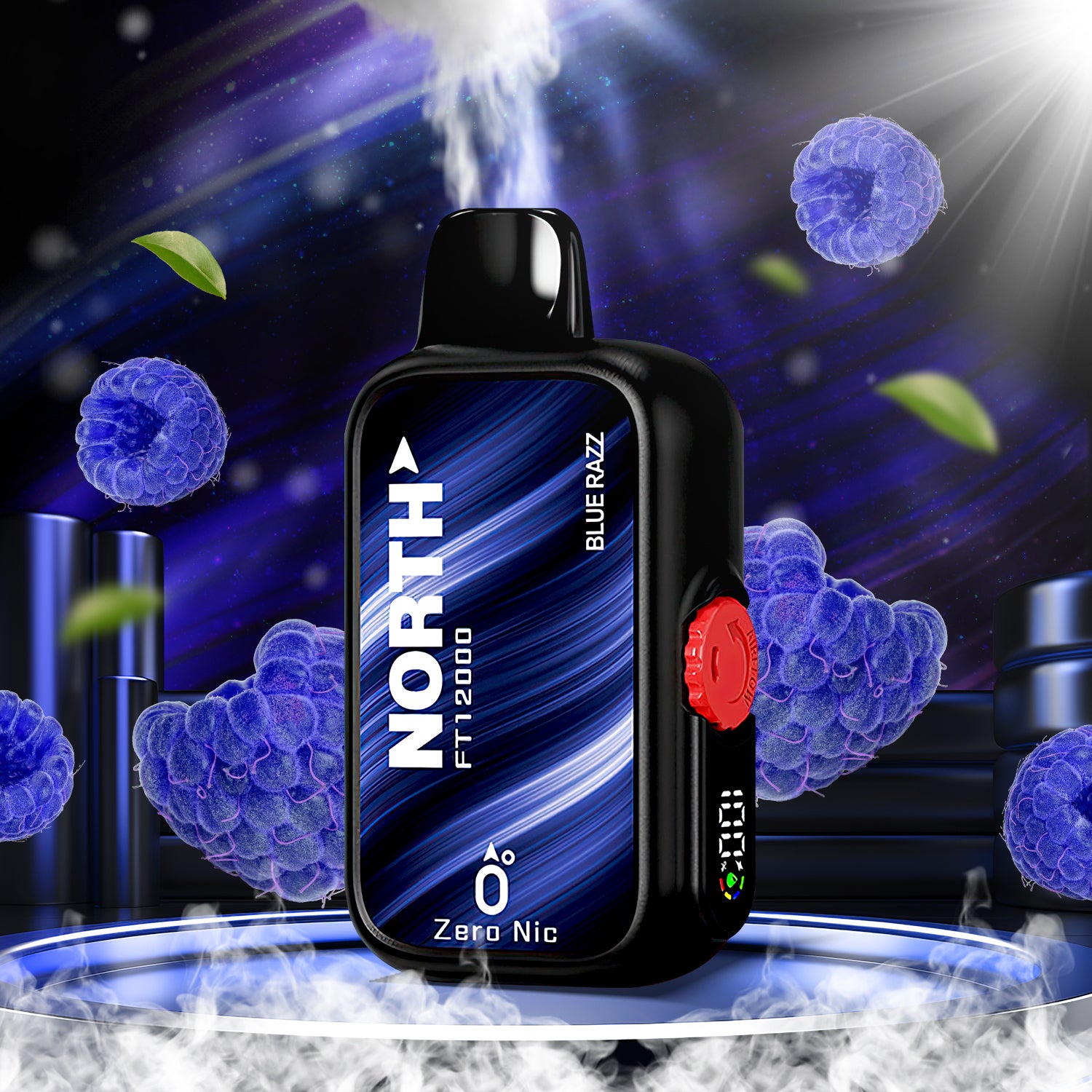 North FT12000 0% - Blue Razz  North FT12000 0% - Blue Razz