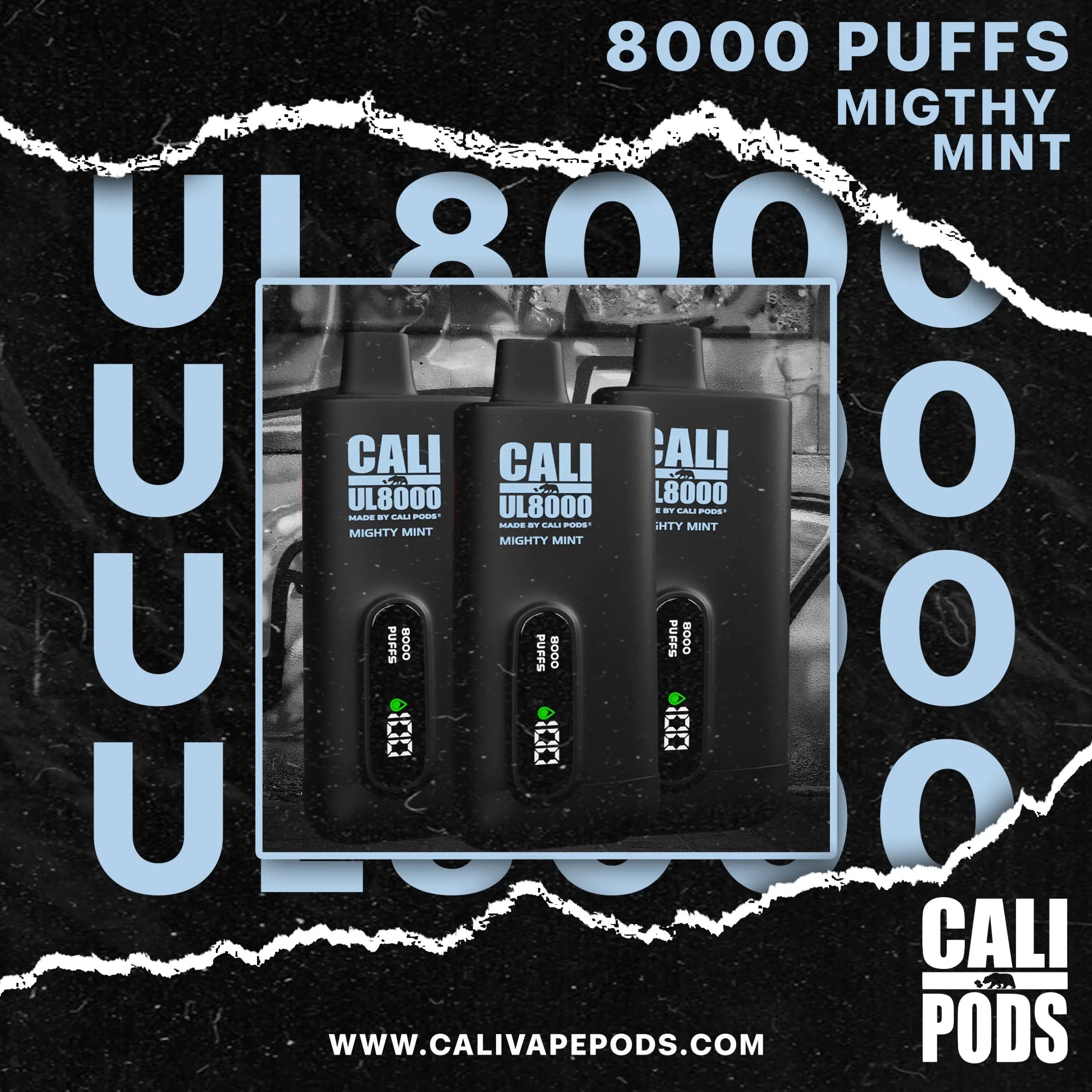 Cali UL8000 Disposable Vape 0% Cali UL8000 Disposable Vape 0%