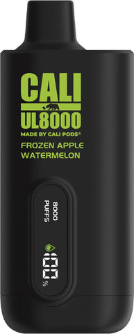 Cali UL8000 Disposable Vape 0% - Frozen Apple Watermelon  Cali UL8000 Disposable Vape 0% - Frozen Apple Watermelon