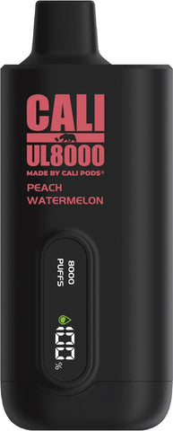Cali UL8000 Disposable Vape 0% - Peach Watermelon  Cali UL8000 Disposable Vape 0% - Peach Watermelon