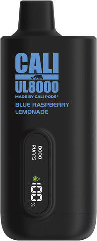 Cali UL8000 Disposable Vape 0% - Blue Raspberry Lemonade  Cali UL8000 Disposable Vape 0% - Blue Raspberry Lemonade