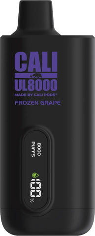 Cali UL8000 Disposable Vape 0% - Frozen Grape  Cali UL8000 Disposable Vape 0% - Frozen Grape