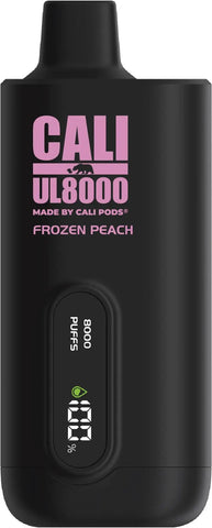 Cali UL8000 Disposable Vape 0% - Frozen Peach  Cali UL8000 Disposable Vape 0% - Frozen Peach