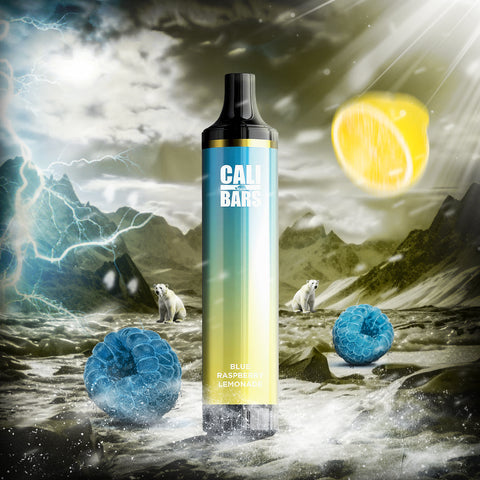 Cali Bars 4500 Puffs Disposable Vape - Blue Raspberry Lemonade  Cali Bars 4500 Puffs Disposable Vape - Blue Raspberry Lemonade
