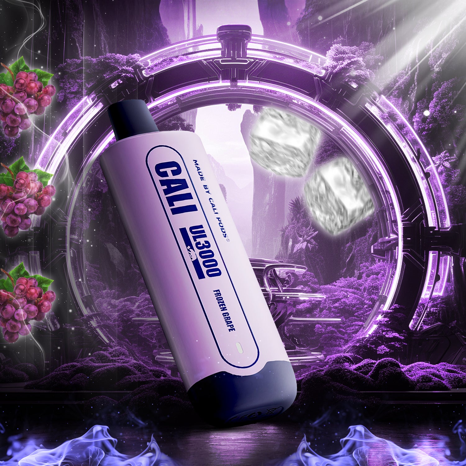 Cali UL3000 Disposable - Frozen Grape  Cali UL3000 Disposable - Frozen Grape