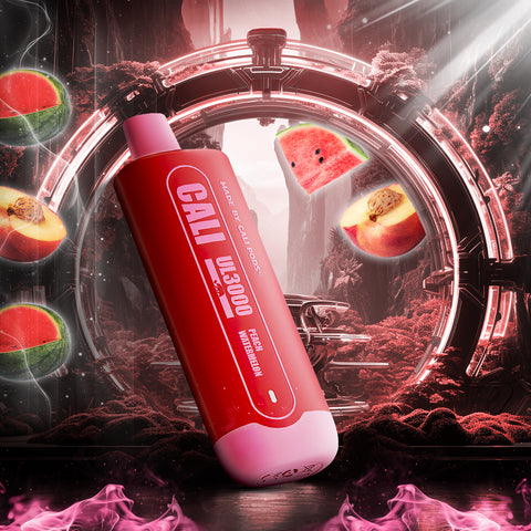 Cali UL3000 Disposable - Peach Watermelon  Cali UL3000 Disposable - Peach Watermelon
