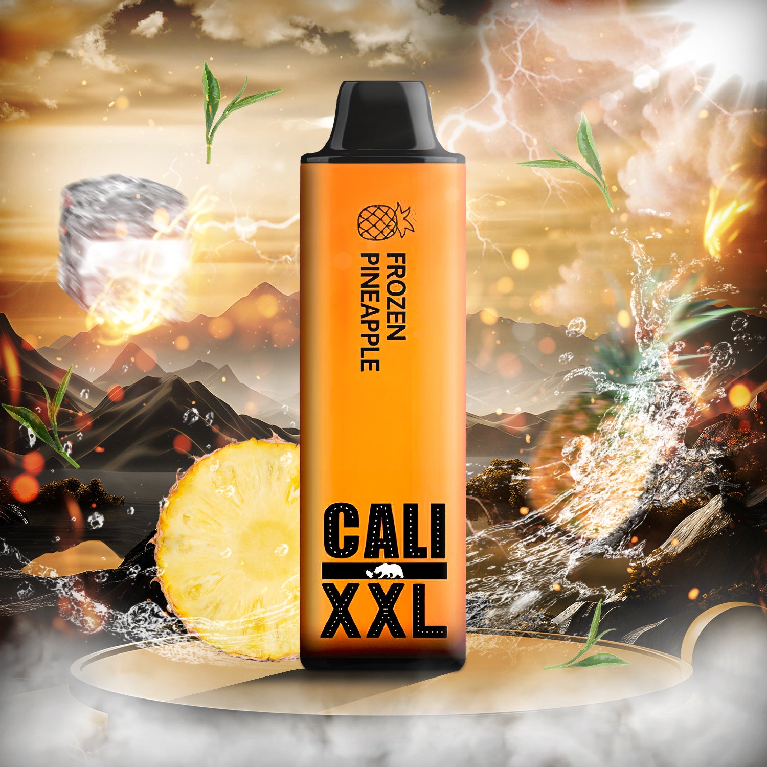 Cali XXL Disposable Vape - Frozen Pineapple  Cali XXL Disposable Vape - Frozen Pineapple