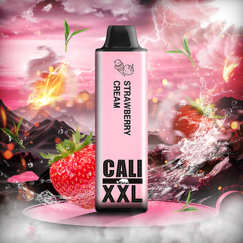 Cali XXL Disposable Vape - Strawberry Cream  Cali XXL Disposable Vape - Strawberry Cream