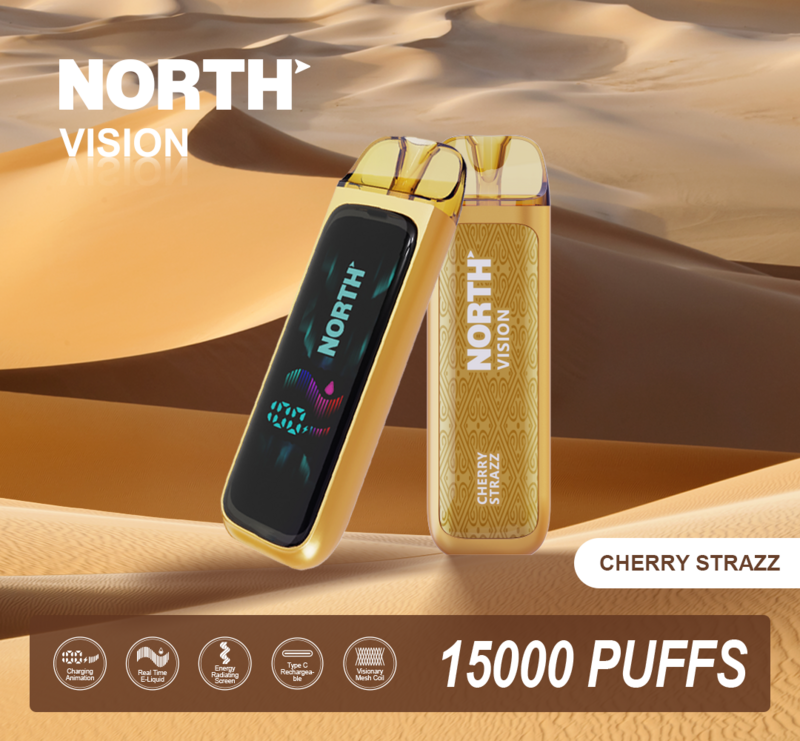 North Vision 15K Disposable - Cherry Strazz North Vision 15K Disposable - Cherry Strazz