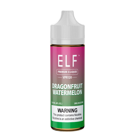 ELF VPR120 Premium Nicotine E-Liquid 120ML - Dragonfruit Watermelon  ELF VPR120 Premium Nicotine E-Liquid 120ML - Dragonfruit Watermelon