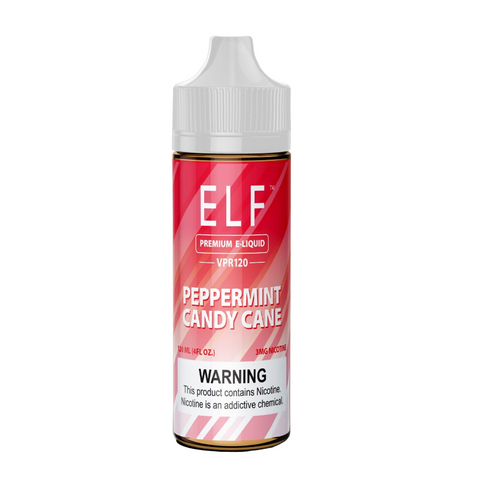 ELF VPR120 Premium Nicotine E-Liquid 120ML - Peppermint Candy Cane  ELF VPR120 Premium Nicotine E-Liquid 120ML - Peppermint Candy Cane