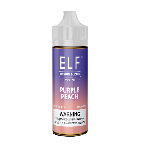 ELF VPR120 Premium Nicotine E-Liquid 120ML - Purple Peach  ELF VPR120 Premium Nicotine E-Liquid 120ML - Purple Peach