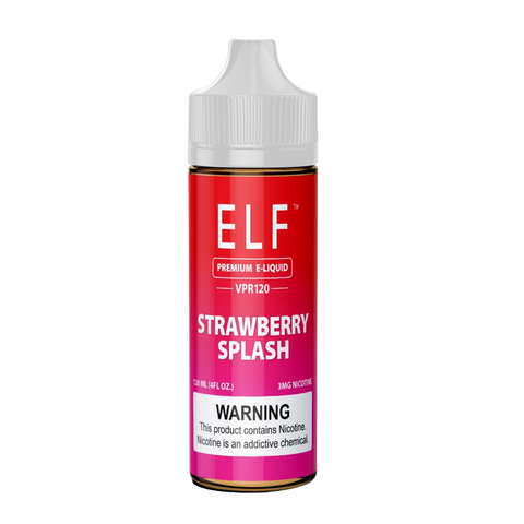 ELF VPR120 Premium Nicotine E-Liquid 120ML - Strawberry Splash  ELF VPR120 Premium Nicotine E-Liquid 120ML - Strawberry Splash