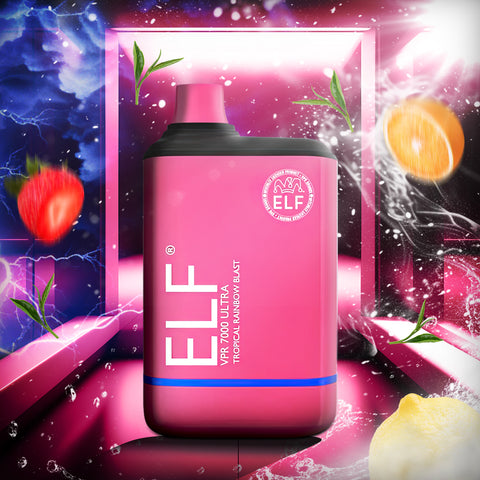 ELF VPR ULTRA 7000 Disposable - Tropical Rainbow Blast  ELF VPR ULTRA 7000 Disposable - Tropical Rainbow Blast