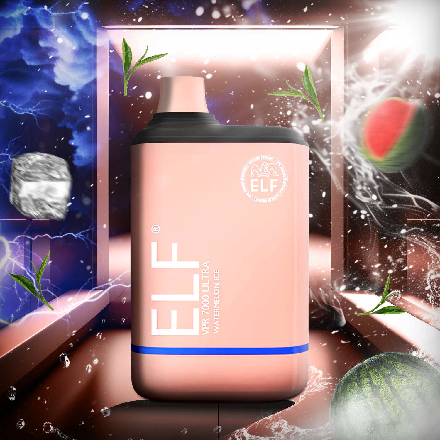 ELF VPR ULTRA 7000 Disposable - Watermelon Ice  ELF VPR ULTRA 7000 Disposable - Watermelon Ice