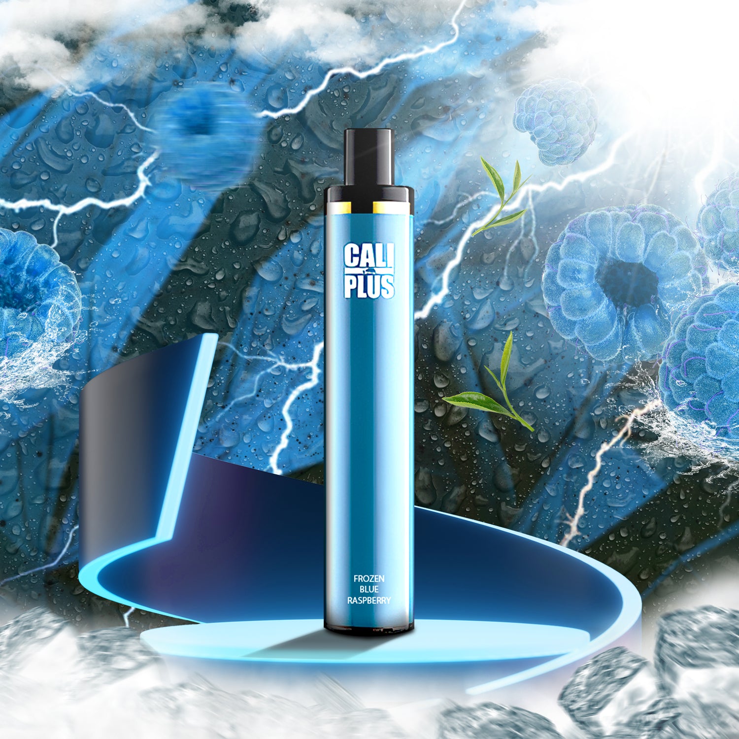 Cali Plus Disposable Vape - Frozen Blue Raspberry  Cali Plus Disposable Vape - Frozen Blue Raspberry
