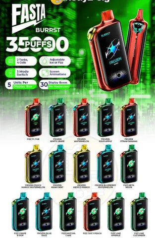 Fasta Burrst 35000 Disposable Vape  Fasta Burrst 35000 Disposable Vape