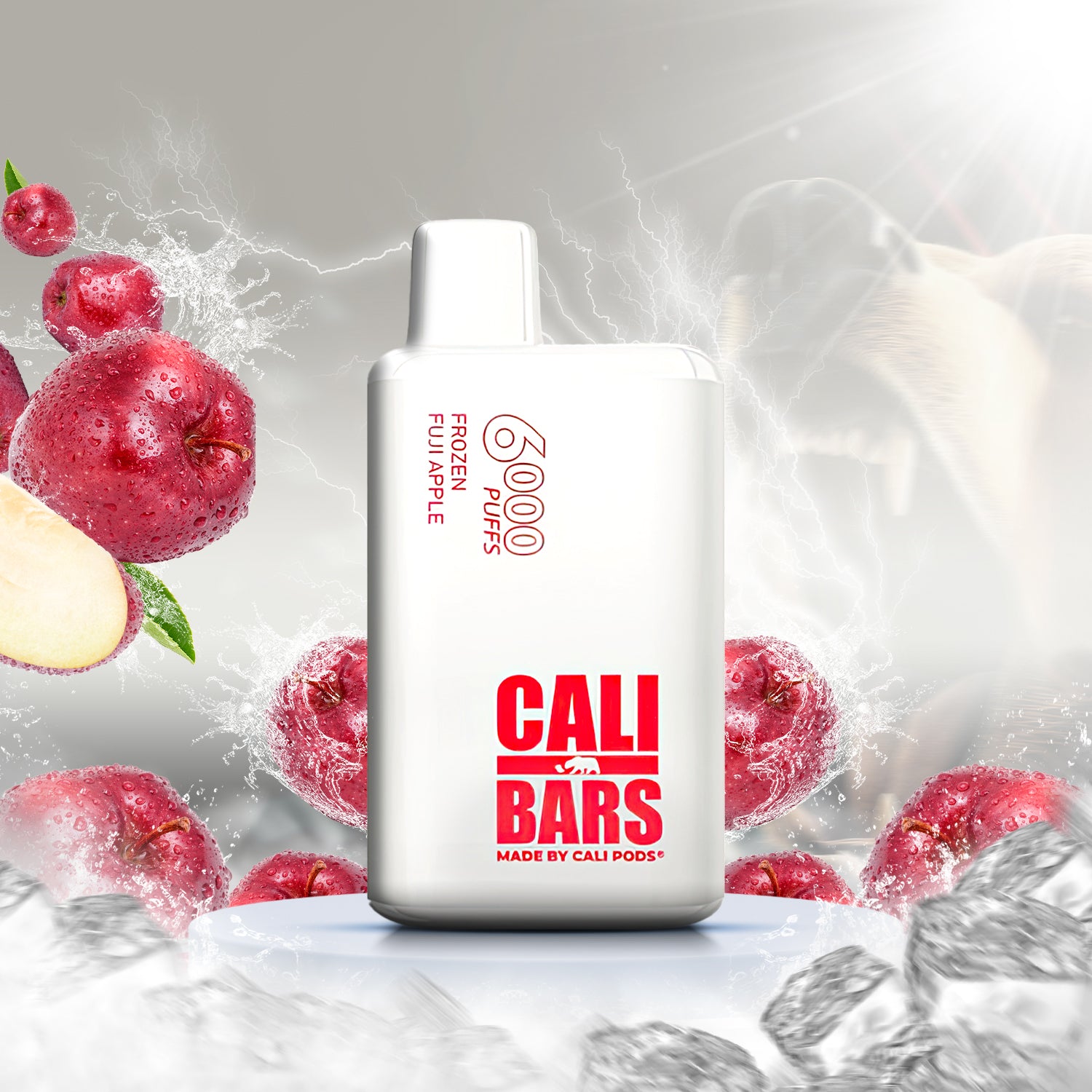 Cali Bars V2 6000 Disposable Vape - Frozen Fuji Apple  Cali Bars V2 6000 Disposable Vape - Frozen Fuji Apple