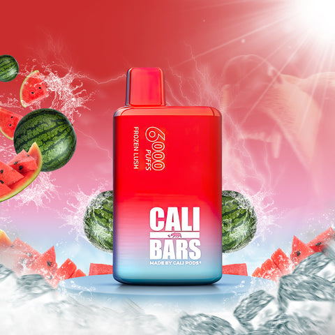 Cali Bars V2 6000 Disposable Vape - Frozen Lush  Cali Bars V2 6000 Disposable Vape - Frozen Lush