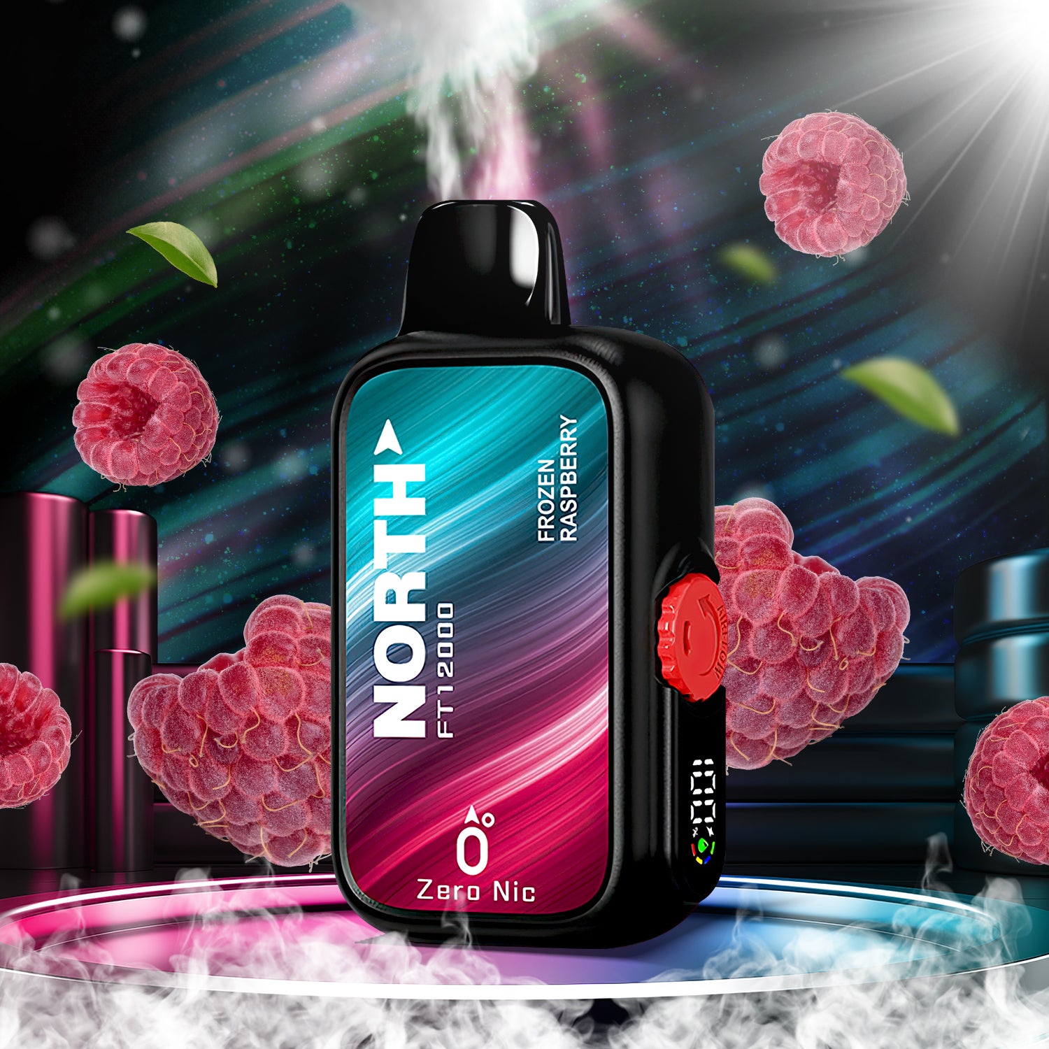 North FT12000 0% - Frozen Raspberry  North FT12000 0% - Frozen Raspberry