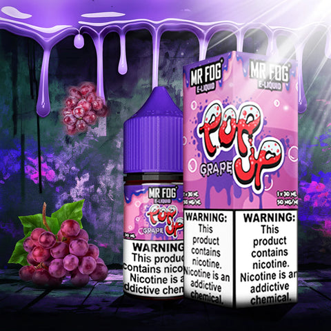 MR FOG E-LIQUID POP UP 30ML - Grape  MR FOG E-LIQUID POP UP 30ML - Grape