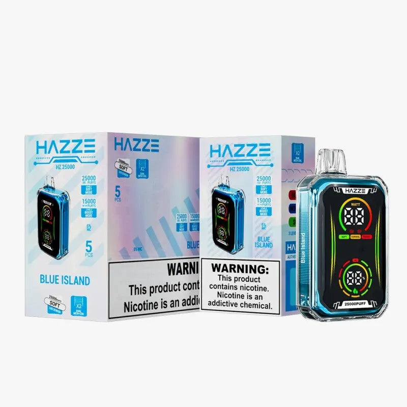 HAZZE HZ25000 Disposable Vape  - Blue Island HAZZE HZ25000 Disposable Vape  - Blue Island