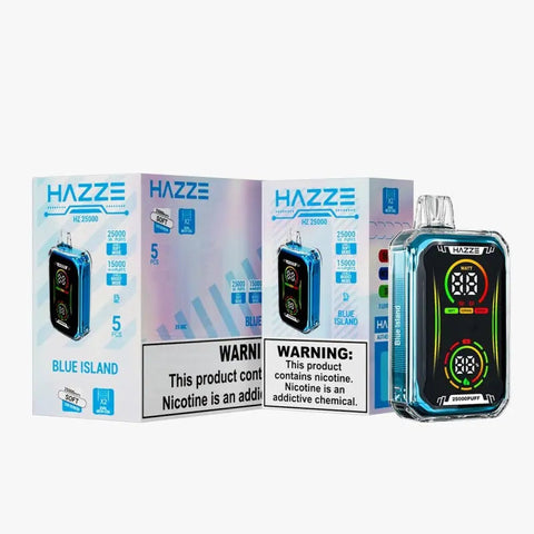HAZZE HZ25000 Disposable Vape  - Blue Island HAZZE HZ25000 Disposable Vape  - Blue Island
