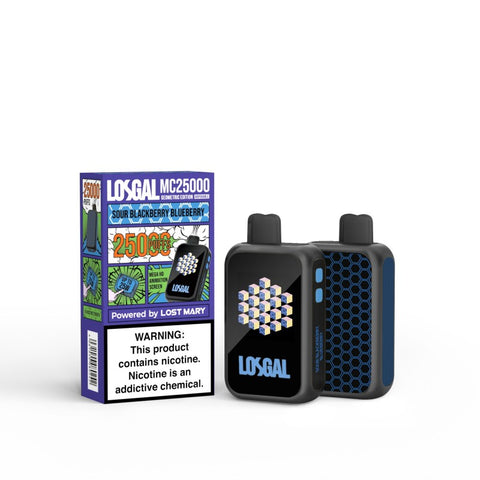 LOSGAL MC25000 by Lost Mary - Sour Blackberry Blueberry  LOSGAL MC25000 by Lost Mary - Sour Blackberry Blueberry