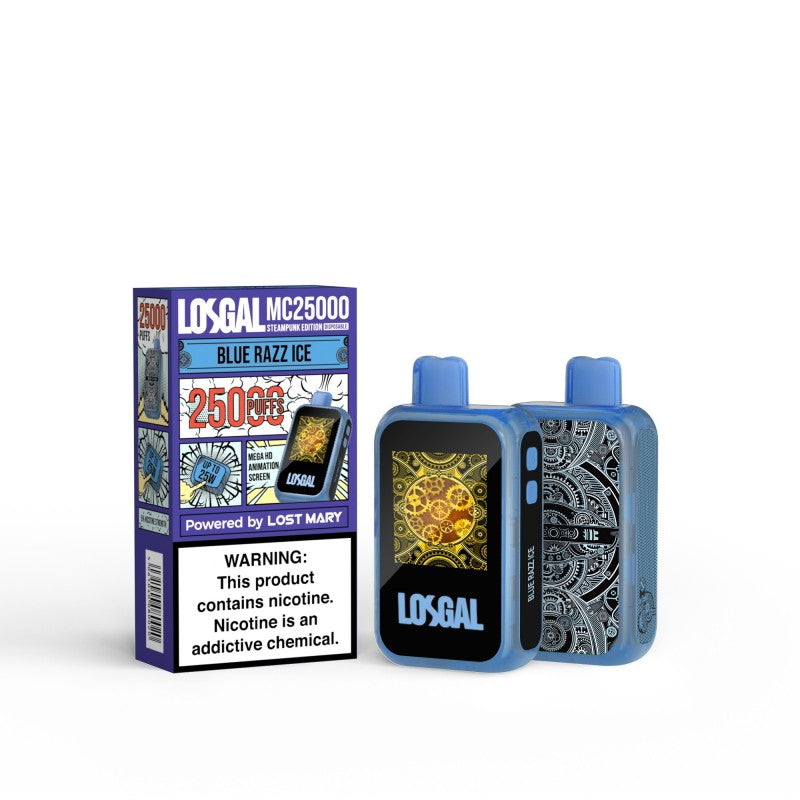 LOSGAL MC25000 by Lost Mary - Blue Razz Ice  LOSGAL MC25000 by Lost Mary - Blue Razz Ice