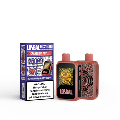 LOSGAL MC25000 by Lost Mary - Cranberry Apple  LOSGAL MC25000 by Lost Mary - Cranberry Apple