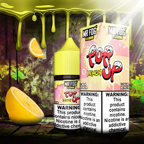 MR FOG E-LIQUID POP UP 30ML - Lemon  MR FOG E-LIQUID POP UP 30ML - Lemon
