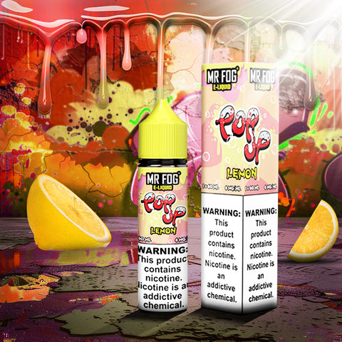 MR FOG E-LIQUID MAGIC COTTON 60ML - Lemon  MR FOG E-LIQUID MAGIC COTTON 60ML - Lemon