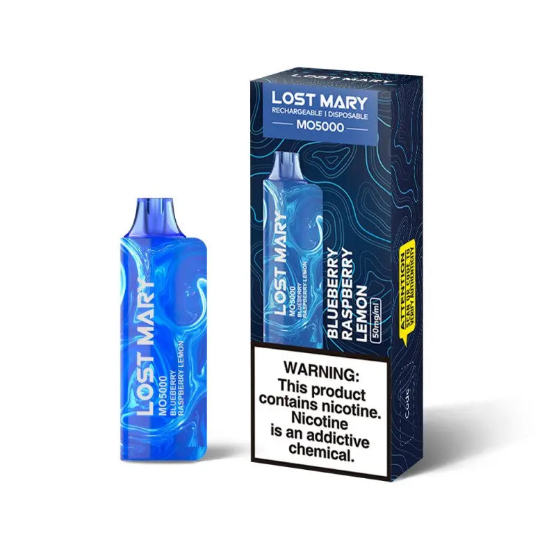 Lost Mary MO5000 Disposable - Blueberry Raspberry Lemon  Lost Mary MO5000 Disposable - Blueberry Raspberry Lemon
