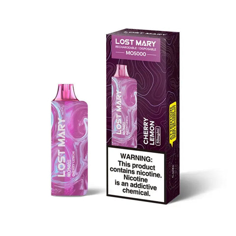 Lost Mary MO5000 Disposable - Cherry Lemon  Lost Mary MO5000 Disposable - Cherry Lemon