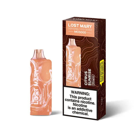 Lost Mary MO5000 Disposable - Citrus Sunrise  Lost Mary MO5000 Disposable - Citrus Sunrise