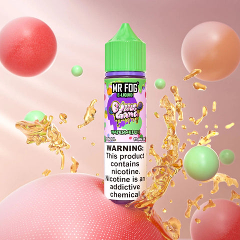 MR FOG E-LIQUID BUBBLE GANG 60ML - Watermelon  MR FOG E-LIQUID BUBBLE GANG 60ML - Watermelon