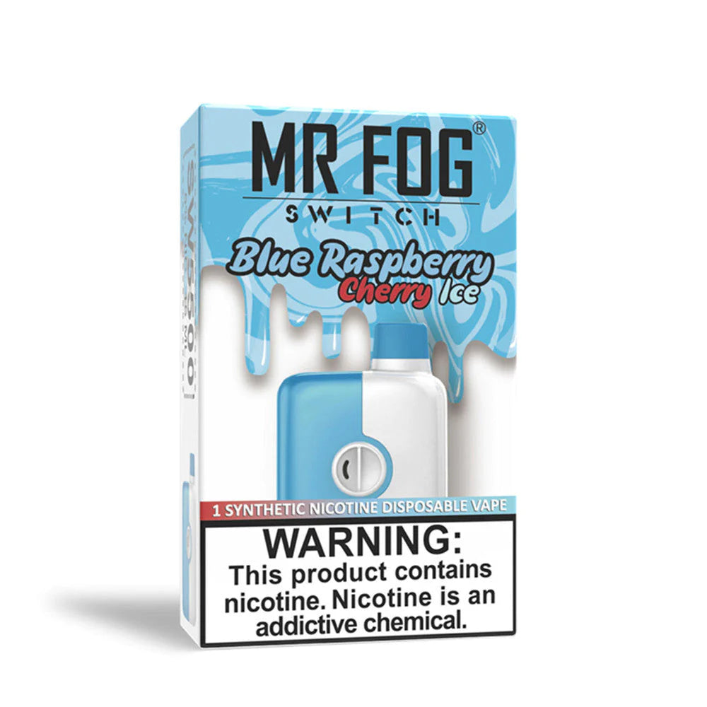 Mr Fog Switch 5500 - Blue Raspberry Cherry Ice  Mr Fog Switch 5500 - Blue Raspberry Cherry Ice