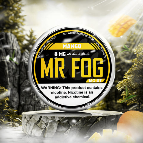 MR FOG NICOTINE POUCHES 8MG - Mango Moist  MR FOG NICOTINE POUCHES 8MG - Mango Moist
