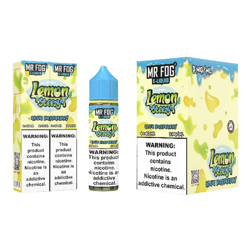Mr Fog Steezy Nicotine E-Liquid 60ML - Lemon Blue Raspberry  Mr Fog Steezy Nicotine E-Liquid 60ML - Lemon Blue Raspberry