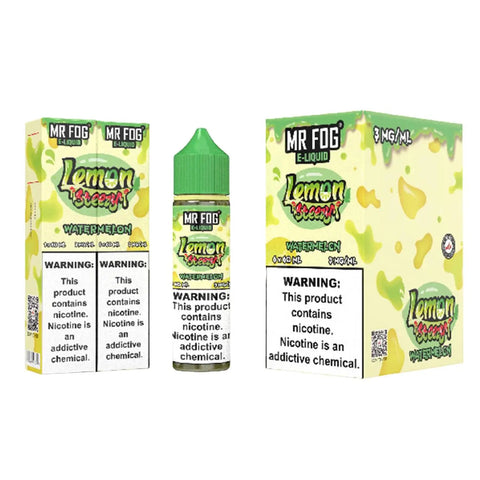 Mr Fog Steezy Nicotine E-Liquid 60ML - Lemon Watermelon  Mr Fog Steezy Nicotine E-Liquid 60ML - Lemon Watermelon