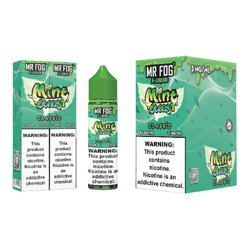 Mr Fog Steezy Nicotine E-Liquid 60ML - Mint Classic  Mr Fog Steezy Nicotine E-Liquid 60ML - Mint Classic