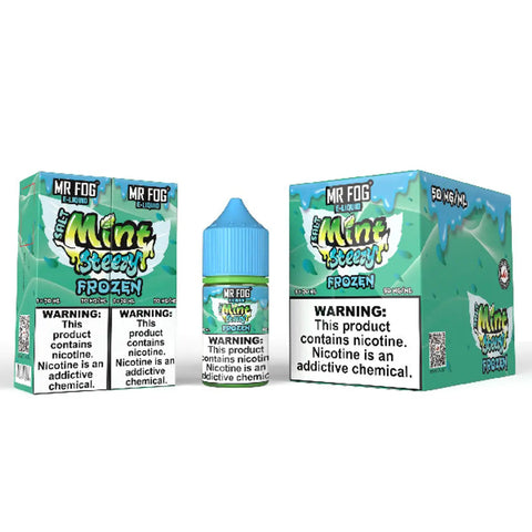 Mr Fog Steezy Nicotine Salt E-Liquid 30ML - Mint Frozen  Mr Fog Steezy Nicotine Salt E-Liquid 30ML - Mint Frozen