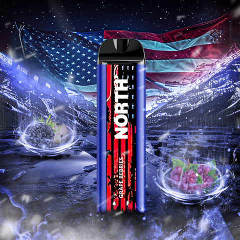 North 5000 Disposable Vape - Grape Berries  North 5000 Disposable Vape - Grape Berries