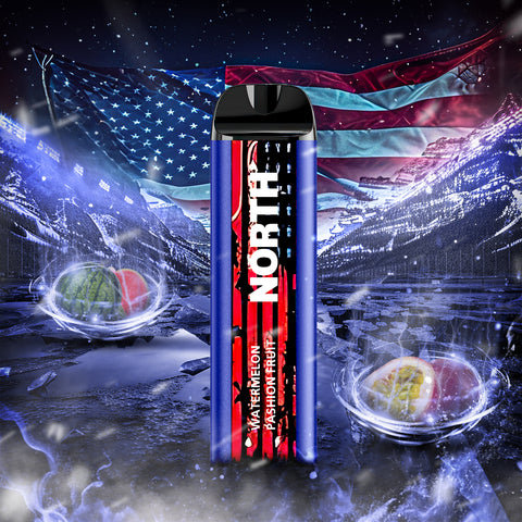 North 5000 Disposable Vape - Watermelon Passion Fruit North 5000 Disposable Vape - Watermelon Passion Fruit