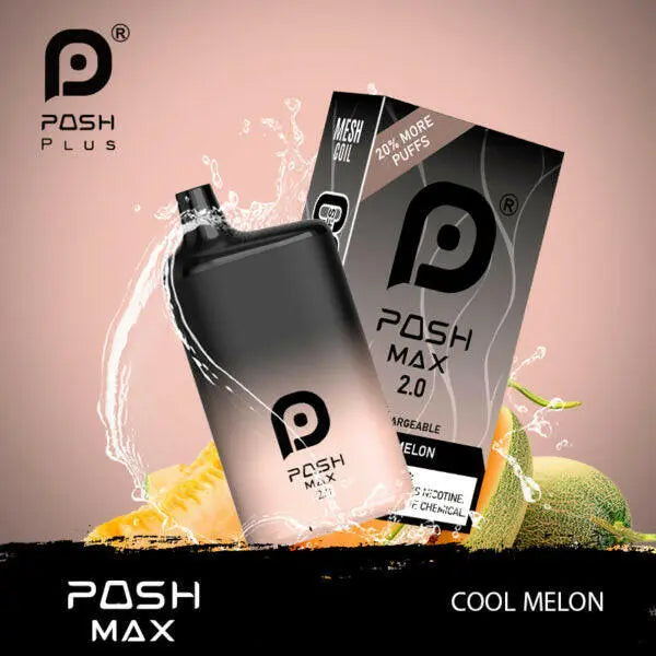 POSH MAX 2.0 5200 DISPOSABLE - Cool Melon  POSH MAX 2.0 5200 DISPOSABLE - Cool Melon